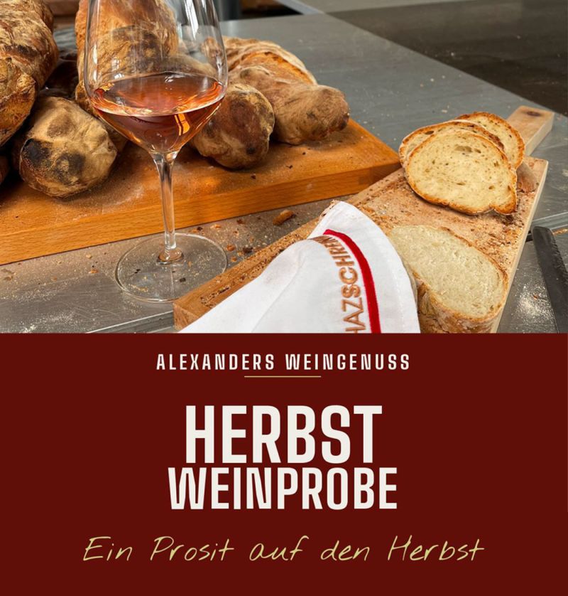 Weinprobe im Herbst